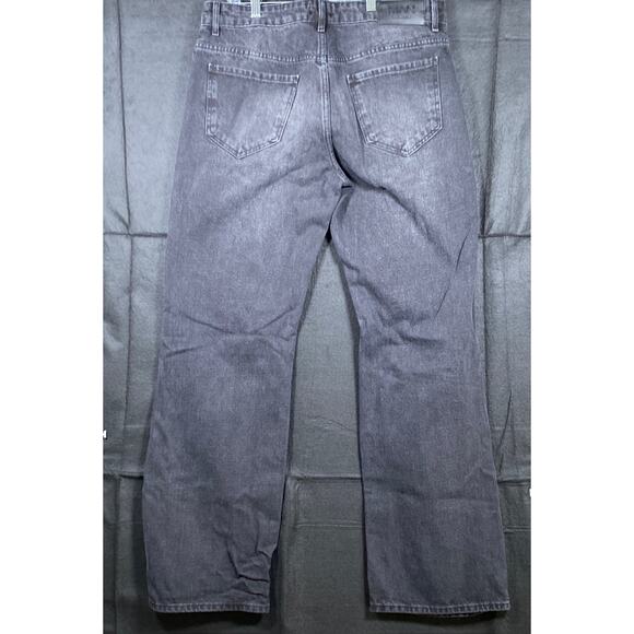 Boohoo Man Mens Jeans Black Button Fly Destroyed Bikercore 100% Cotton 36x33 - Picture 11 of 15